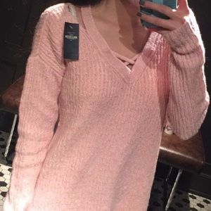Pink Hollister sweater